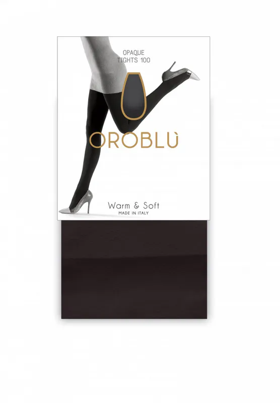 Opaque Tights Warm & Soft Black 