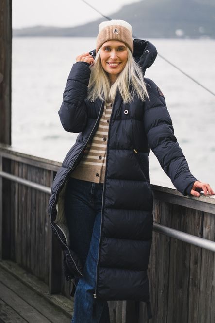Hovedbilde Panda Hooded Down Coat Blue Navy 
