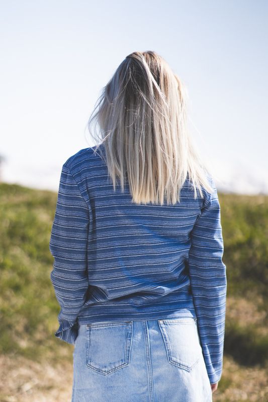 Sunny Polo Blue Stripe 