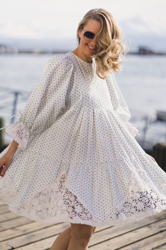 chinese dress ladies Temptation Linen Dress | Bohomey main image 1