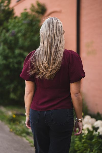 Hovedbilde Irina Structure Blouse Wine 