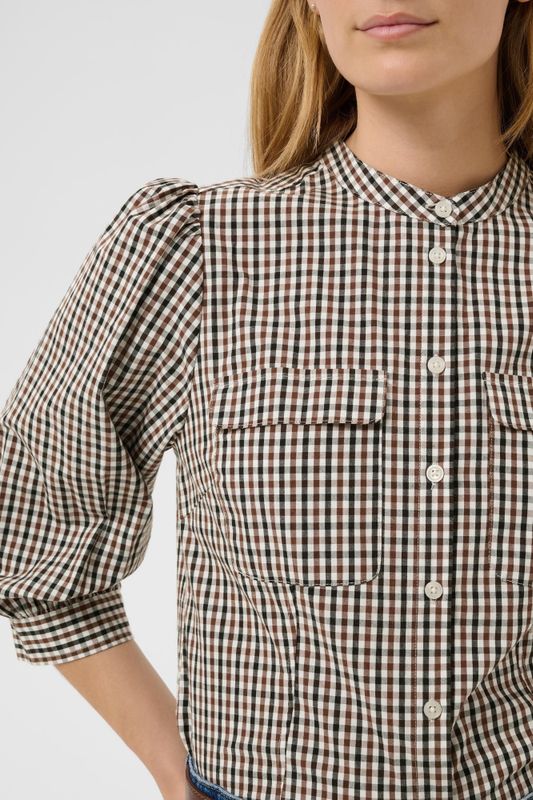 Chinette Shirt Downtown Brown Check 