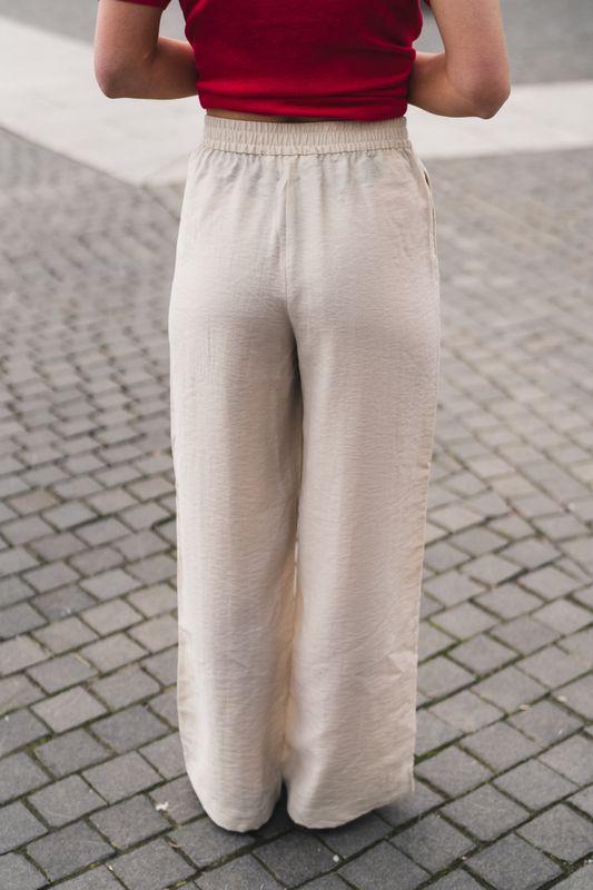 Disa HW Pants Sand Melange