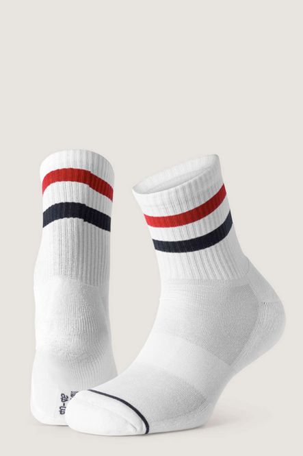 Hovedbilde 3PK Tom Tech Quarter Stripe Red/White/Stripe ...
