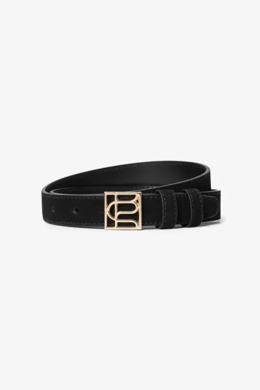 Grace Belt Black Suede 