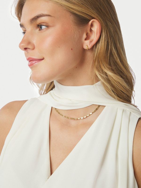 Inge Chiffon Top Offwhite 