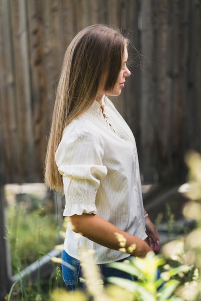 Hovedbilde Briony Striped Shirt Light Yellow 