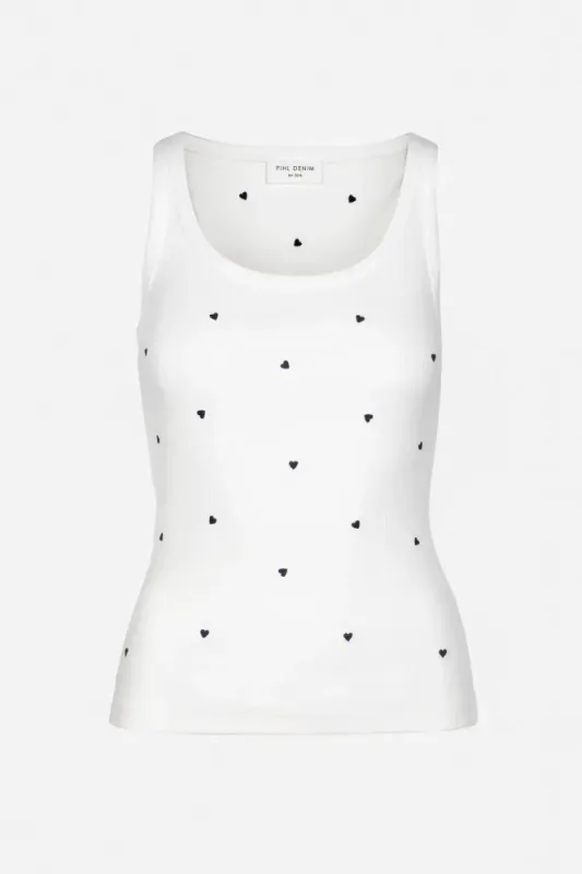 Pam Rib Singlet Navy 