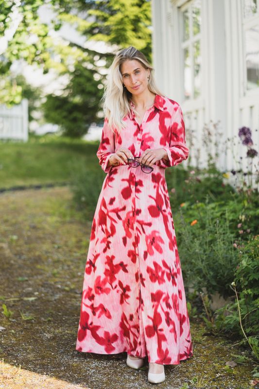 Savanna Long Shirt Dress Moonlite Mauve Cammy 