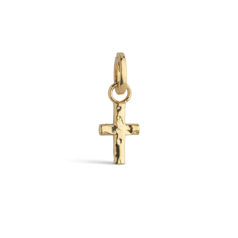 Golden Cross Charm Gold 