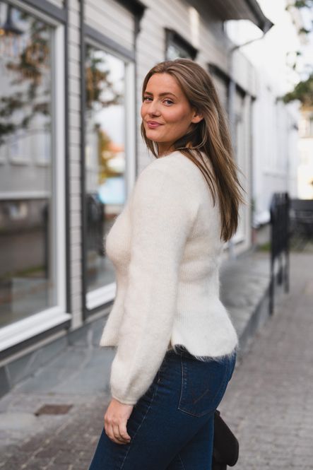 Hovedbilde Vanessa Cardigan Cloudwhite 