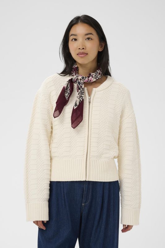 Phi Scarf Fig Bird Print 