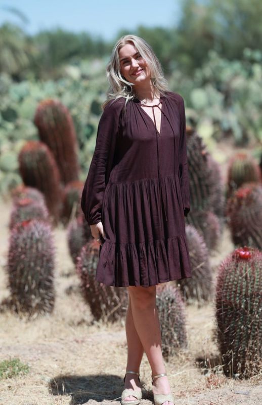 Everyday Mini Dress Mulberry 