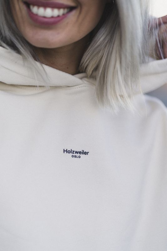 W Oslo Hoodie Ecru 