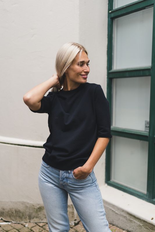Anita Top O-Neck Black 