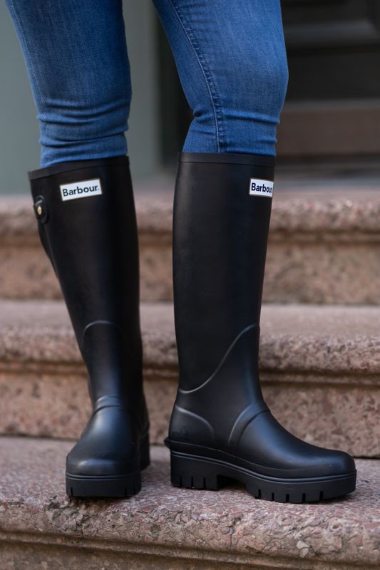 Leighton Tall Welly Black