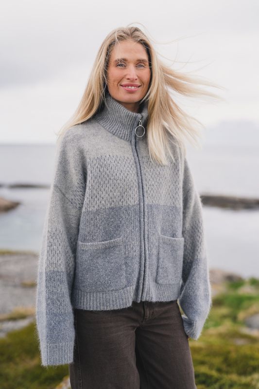 Tine Cardigan Light Blue Mix 