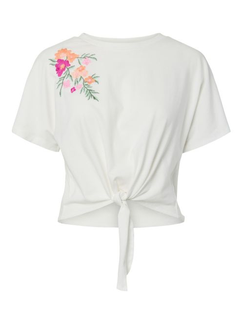 Hovedbilde Fabian SS Knot Tee Star White 