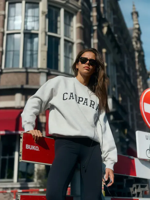 W. All-Star Crewneck Grey Melange W. Black