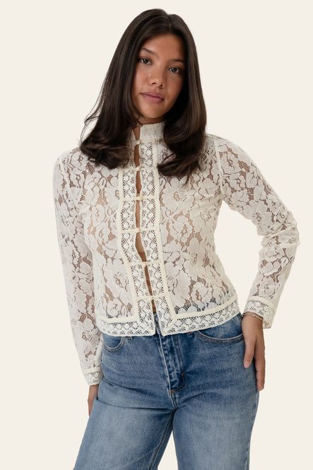Hovedbilde Liljaic Shirt Off White Lace