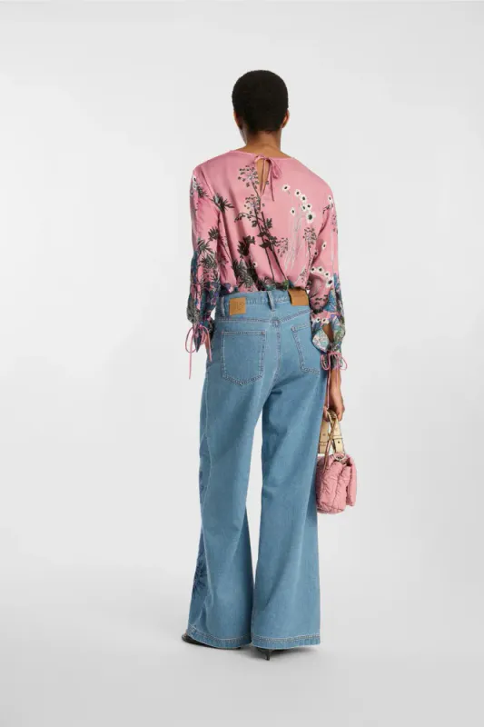 Basilia Blouse Print Berry 