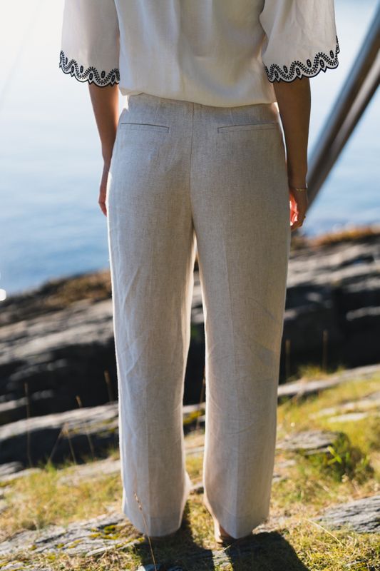 Demi Trouser Sand Melange 