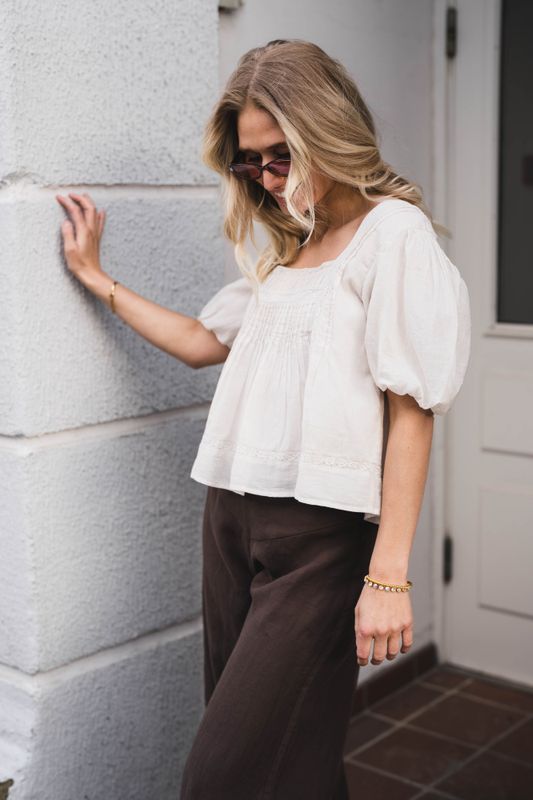 Tukana S Voile Blouse Ivory 