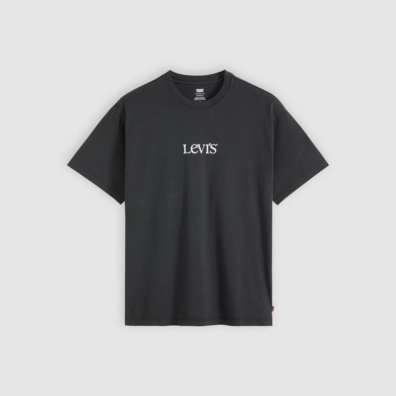 Vintage Fit Graphic Tee Logo Jet Black 
