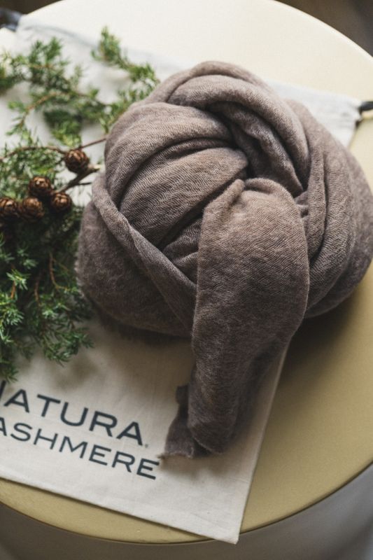 Luxury Scarf Medium Taupe