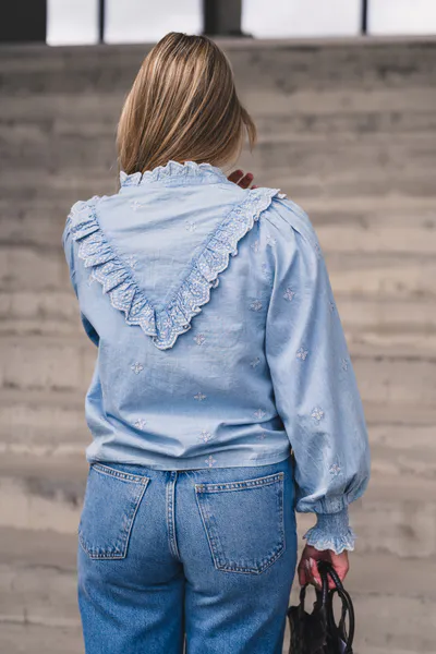Hovedbilde Degas Denim Blouse Light Blue 