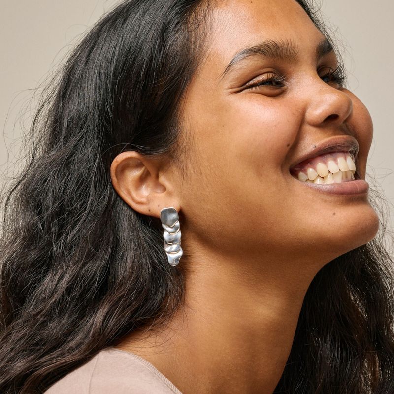 Sahara Earrings Silver 