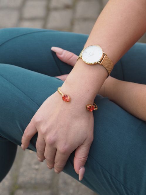 Hovedbilde Mini Drop Bracelet / Padparadascha