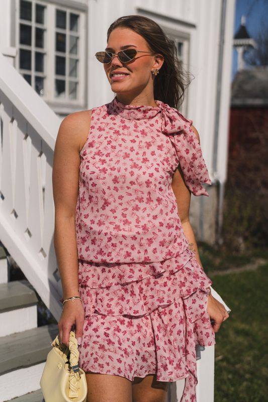 Veda Flower Top Dusty Rose 
