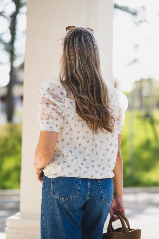 Roella Soft Fleur Blouse Creme 