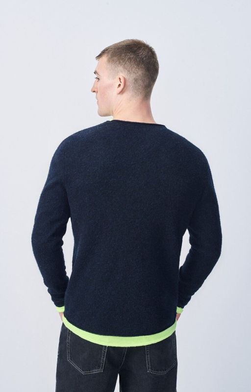 Ducksbay Jumper Navy Melange Black 