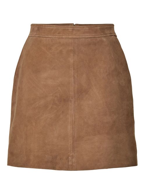 Hovedbilde Salera HW Suede Skirt Sepia 