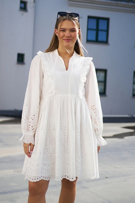 Luma LS Dress Star White 