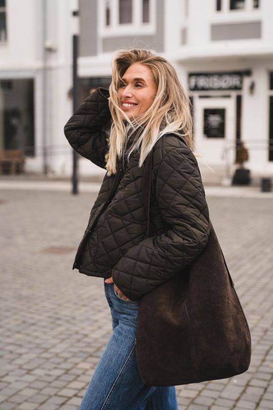 Kanya Quilt Jacket Khaki 
