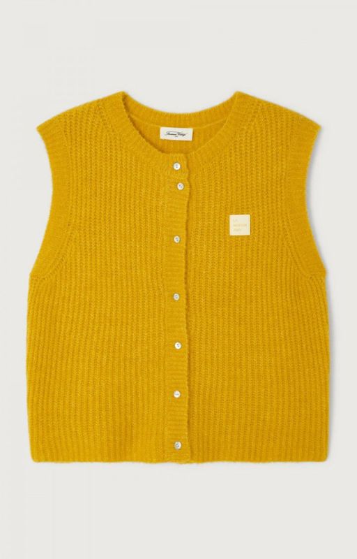 East Vest Mustard Melange 
