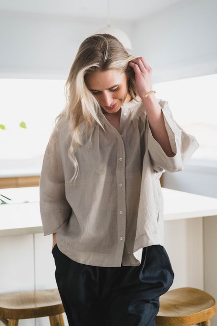 Hovedbilde Hennie Blouse Mastic Ecru 