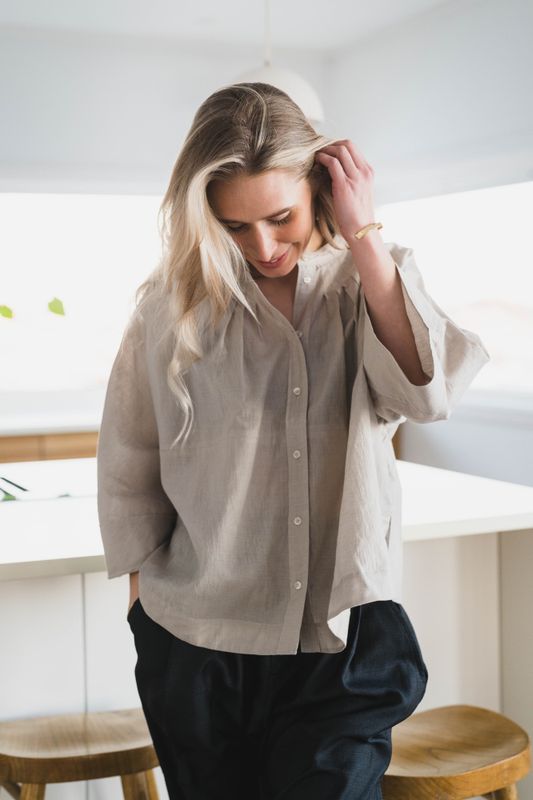 Hennie Blouse Mastic Ecru 