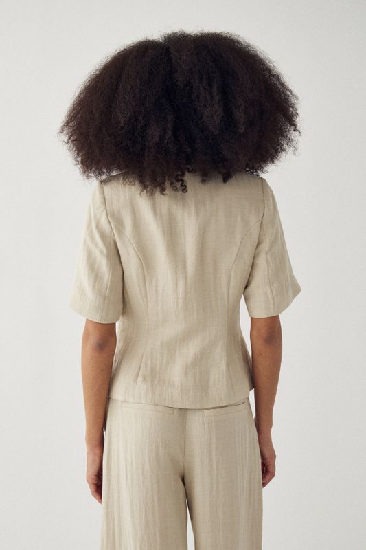 Kasaundra Blazer Oyster 
