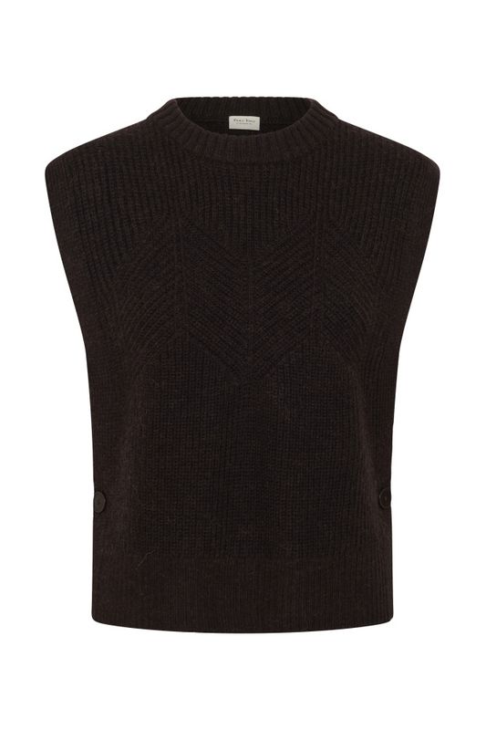 Charlye Waistcoat Mole Melange 