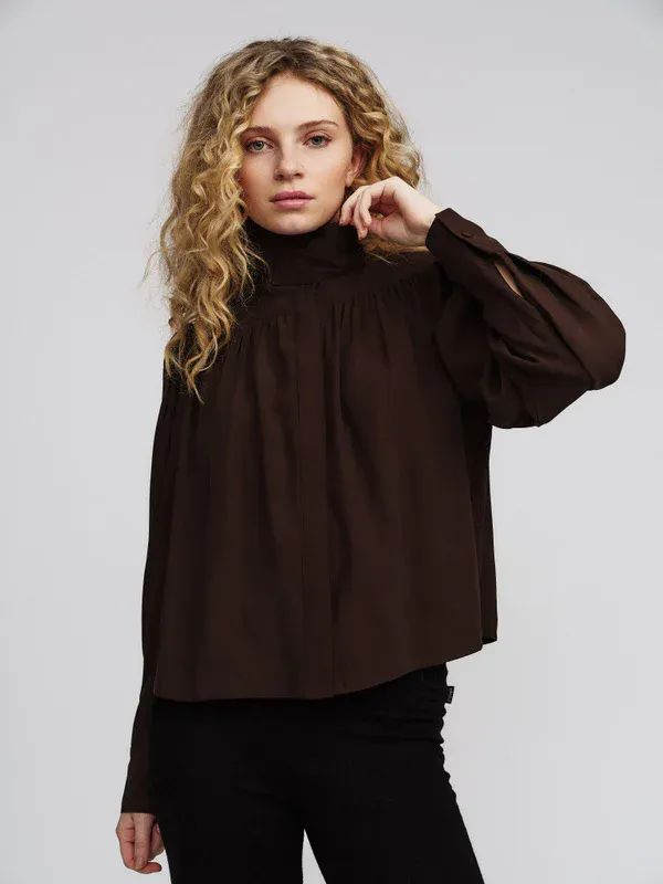 Tanya Blouse Brown 