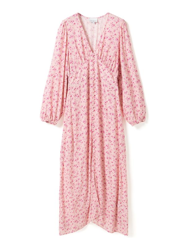 Lilith Maxi Dress Cheryl Pink Print 
