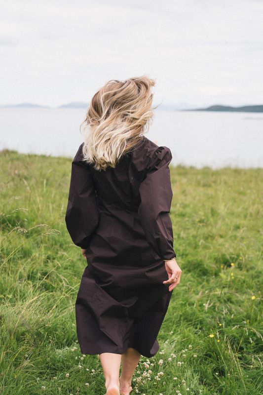 Ida Maja Dress Black Coffee 
