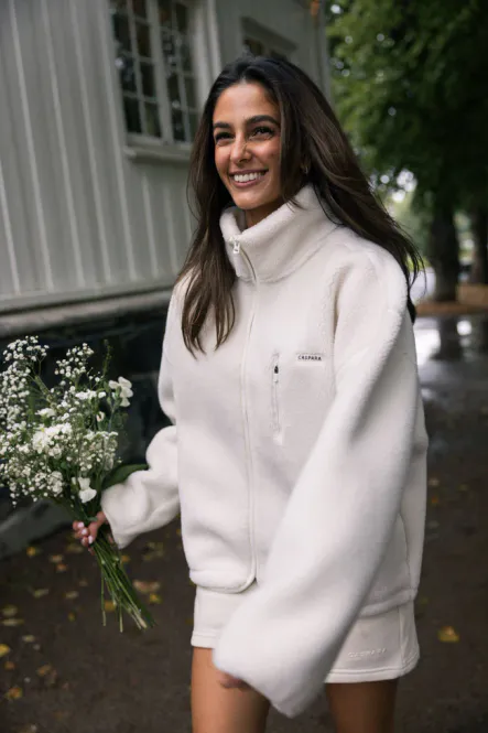 Hovedbilde W. Cloudfleece Jacket Creme 