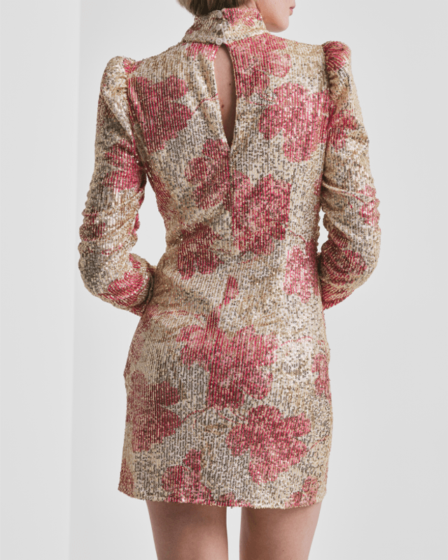 Sequins Rouching Dress Serenade 