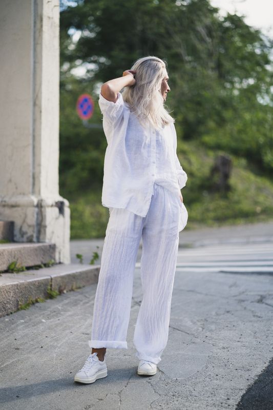 Julien Pants White 