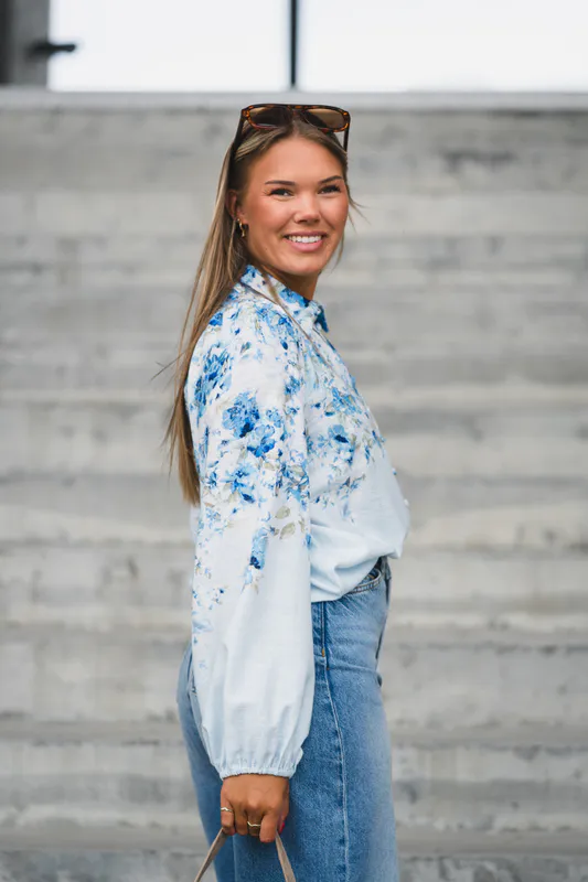Cleo LS Shirt Skyway Cleo Print 
